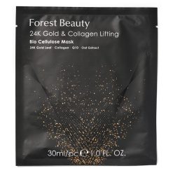 Masca de fata 24K Gold and Collagen Lifting Bio Cellulose Forest Beauty 30ml-Skincare-Masti de fata