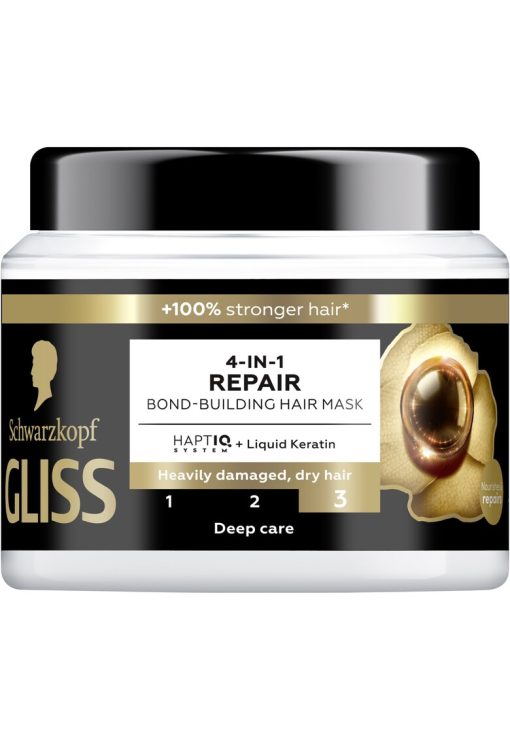 Masca de par Schwarzkopf  Ultimate Repair 4 in 1 pentru par uscat - puternic deteriorat - 400ml-FEMEI/GENTI SI ACCESORII/Produse cosmetice-GENTI SI ACCESORII/Produse cosmetice