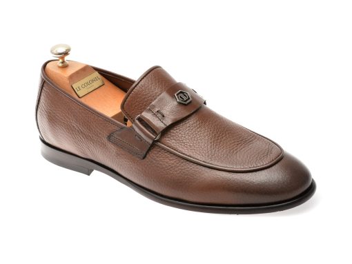 Mocasini eleganti LE COLONEL maro