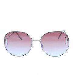 Ochelari de soare argintii cu lentile mov -  Paris-FEMEI/GENTI SI ACCESORII/Ochelari de soare-GENTI SI ACCESORII/Ochelari de soare
