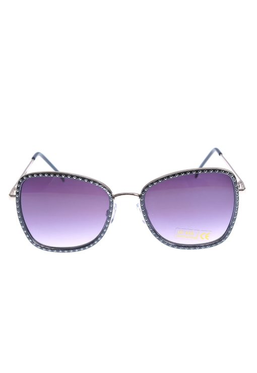 Ochelari de soare cu lentile negre cu protectie UV 400-FEMEI/GENTI SI ACCESORII/Ochelari de soare-GENTI SI ACCESORII/Ochelari de soare