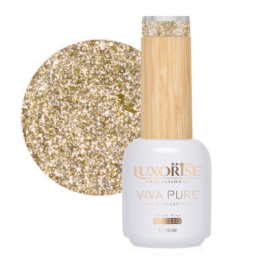 Oja Semipermanenta Hema Free Viva Pure LUXORISE - Pure Gold 10ml-Oja Semipermanenta > Oja Hema Free LUXORISE 10ml