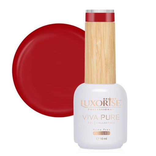 Oja Semipermanenta Hema Free Viva Pure LUXORISE - Rhapsody Red 10ml-Oja Semipermanenta > Oja Hema Free LUXORISE 10ml
