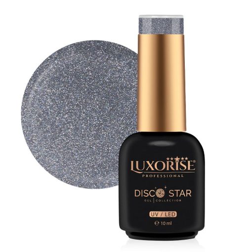 Oja Semipermanenta LUXORISE Disco Star - Silver Party 10ml-Oja Semipermanenta > Oja Disco Star LUXORISE