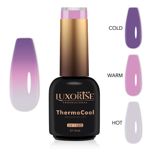 Oja Semipermanenta Termica 3 Culori LUXORISE ThermoCool - Bloom Energy 10ml-Oja Semipermanenta > Oja Termica LUXORISE