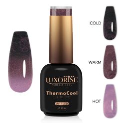 Oja Semipermanenta Termica 3 Culori LUXORISE ThermoCool - Purple Symphony 10ml-Oja Semipermanenta > Oja Termica LUXORISE