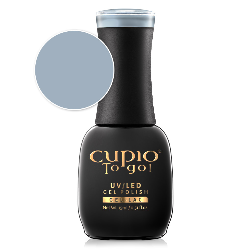 Oja semipermanenta Cupio To Go! Classic Grey 15ml-Oje Semipermanente-Culori fara sclipici