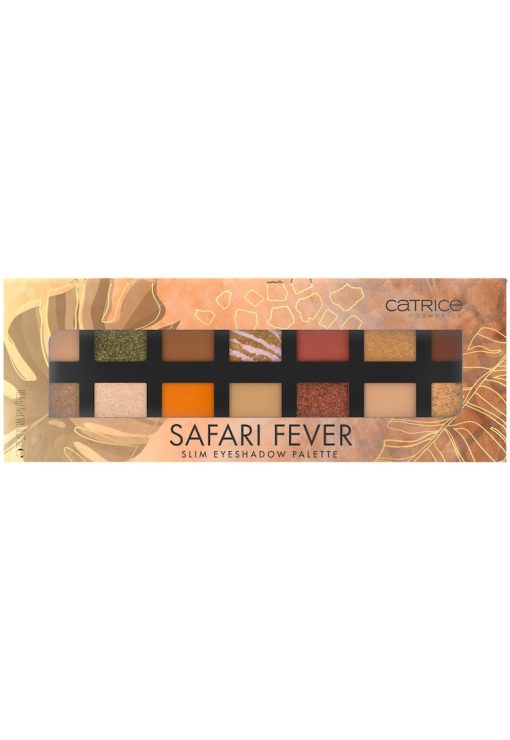 Paleta de farduri pentru ochi  Safari Fever Slim Eyeshadow Palette 010 - 10.6 g-FEMEI/GENTI SI ACCESORII/Produse cosmetice-GENTI SI ACCESORII/Produse cosmetice