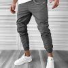 Pantaloni barbati casual gri inchis 7182 G6-1-Pantaloni > Pantaloni casual