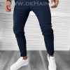 Pantaloni barbati casual regular fit bleumarin B7934 D2-1.1-Pantaloni > Pantaloni casual