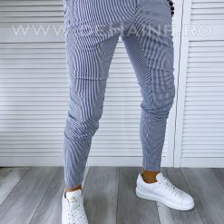 Pantaloni barbati casual regular fit in dungi B1852 D5-5.4-Pantaloni > Pantaloni casual