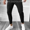 Pantaloni barbati casual regular fit negri B7879 D5-4.3-Pantaloni > Pantaloni casual