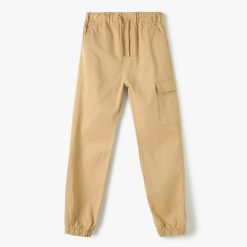 Pantaloni cargo cu snur-FETE/IMBRACAMINTE/Blugi-IMBRACAMINTE/Blugi