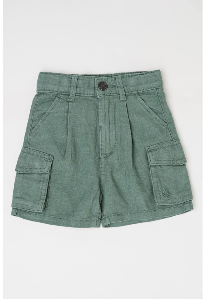 Pantaloni cargo din amestec de in-BAIETI/IMBRACAMINTE/Sorturi-IMBRACAMINTE/Sorturi