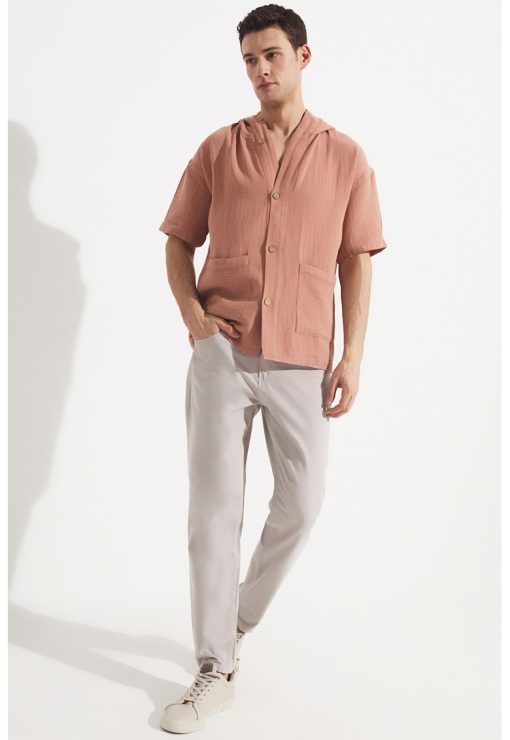 Pantaloni cu croiala conica si buzunare-BARBATI/IMBRACAMINTE/Pantaloni si colanti-IMBRACAMINTE/Pantaloni si colanti