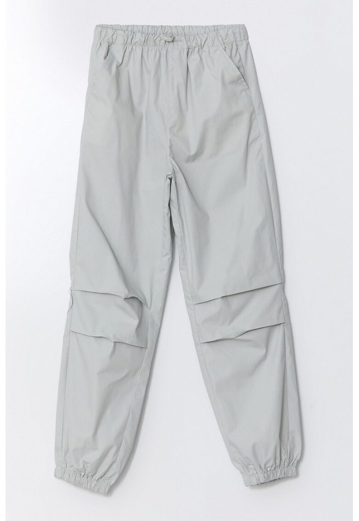 Pantaloni cu talie inalta si buzunare oblice-FETE/IMBRACAMINTE/Blugi-IMBRACAMINTE/Blugi
