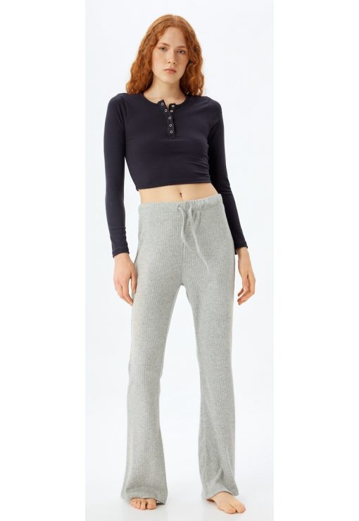 Pantaloni de pijama cu croiala ampla-FEMEI/IMBRACAMINTE/Pijamale si halate de baie-IMBRACAMINTE/Pijamale si halate de baie