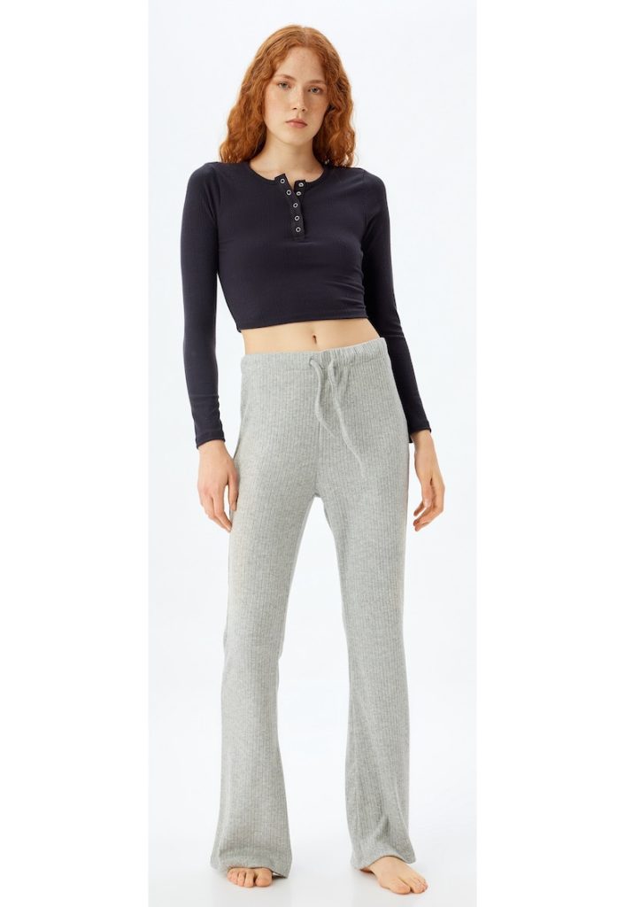 Pantaloni de pijama cu croiala ampla-FEMEI/IMBRACAMINTE/Pijamale si halate de baie-IMBRACAMINTE/Pijamale si halate de baie
