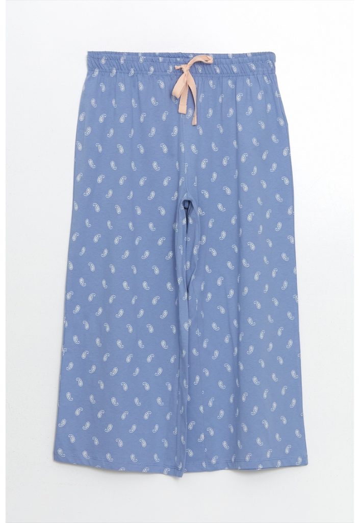 Pantaloni de pijama cu model paisley-FEMEI/IMBRACAMINTE/Pijamale si halate de baie-IMBRACAMINTE/Pijamale si halate de baie