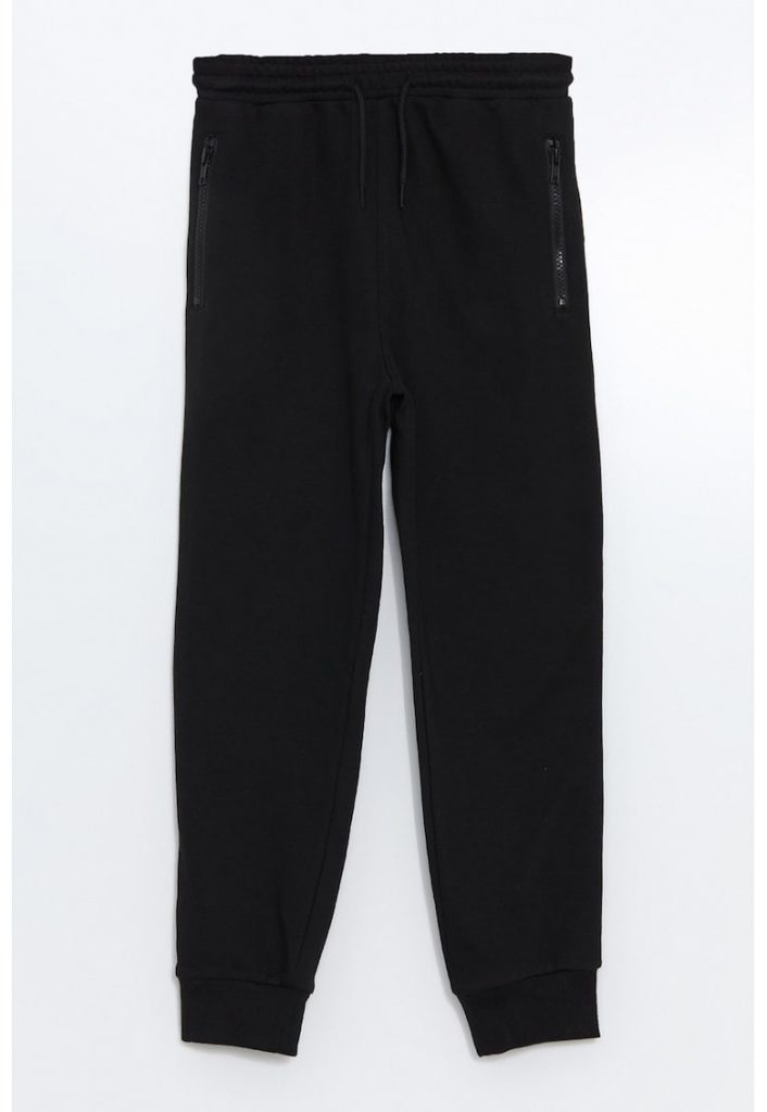 Pantaloni de trening cu buzunare cu fermoar-BAIETI/IMBRACAMINTE/Blugi-IMBRACAMINTE/Blugi