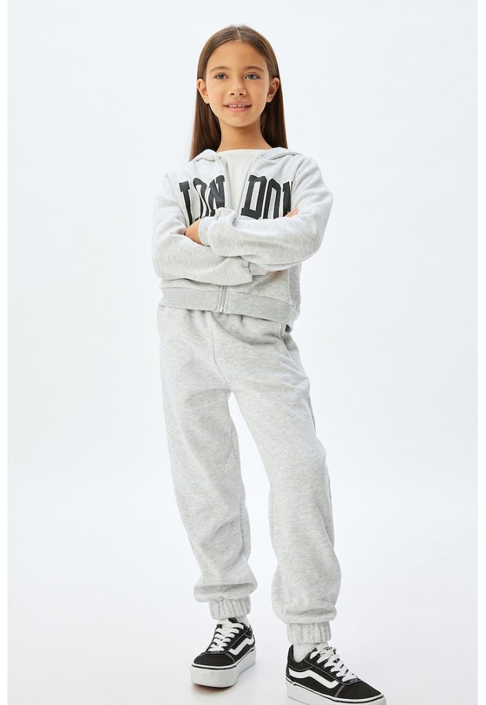 Pantaloni de trening cu croiala conica-FETE/IMBRACAMINTE/Blugi-IMBRACAMINTE/Blugi