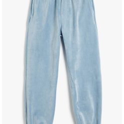 Pantaloni de trening cu margini elastice-FETE/IMBRACAMINTE/Blugi-IMBRACAMINTE/Blugi