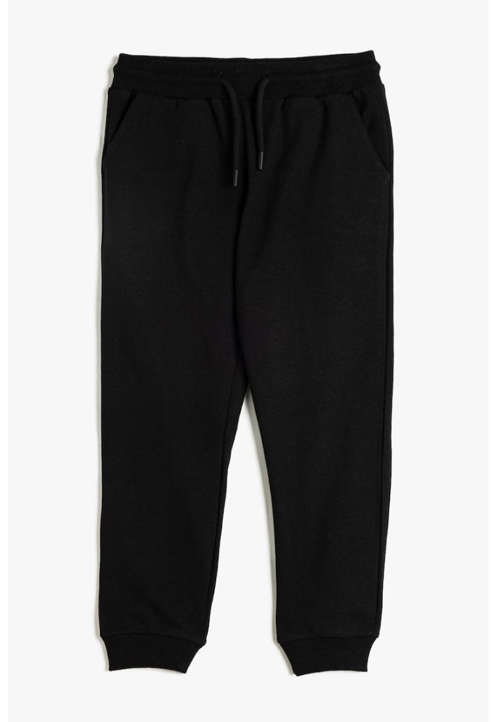 Pantaloni de trening cu snur de ajustare si buzunare laterale-BAIETI/IMBRACAMINTE/Blugi-IMBRACAMINTE/Blugi