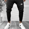 Pantaloni de trening negru conici 12259 113-Pantaloni > Pantaloni de trening