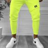 Pantaloni de trening neon conici 12259 P20-3.3-Pantaloni > Pantaloni de trening