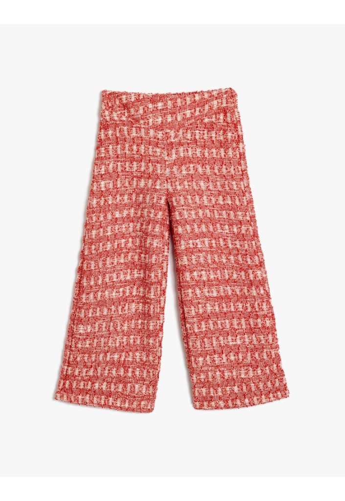 Pantaloni din tuid cu croiala ampla-FETE/IMBRACAMINTE/Blugi-IMBRACAMINTE/Blugi