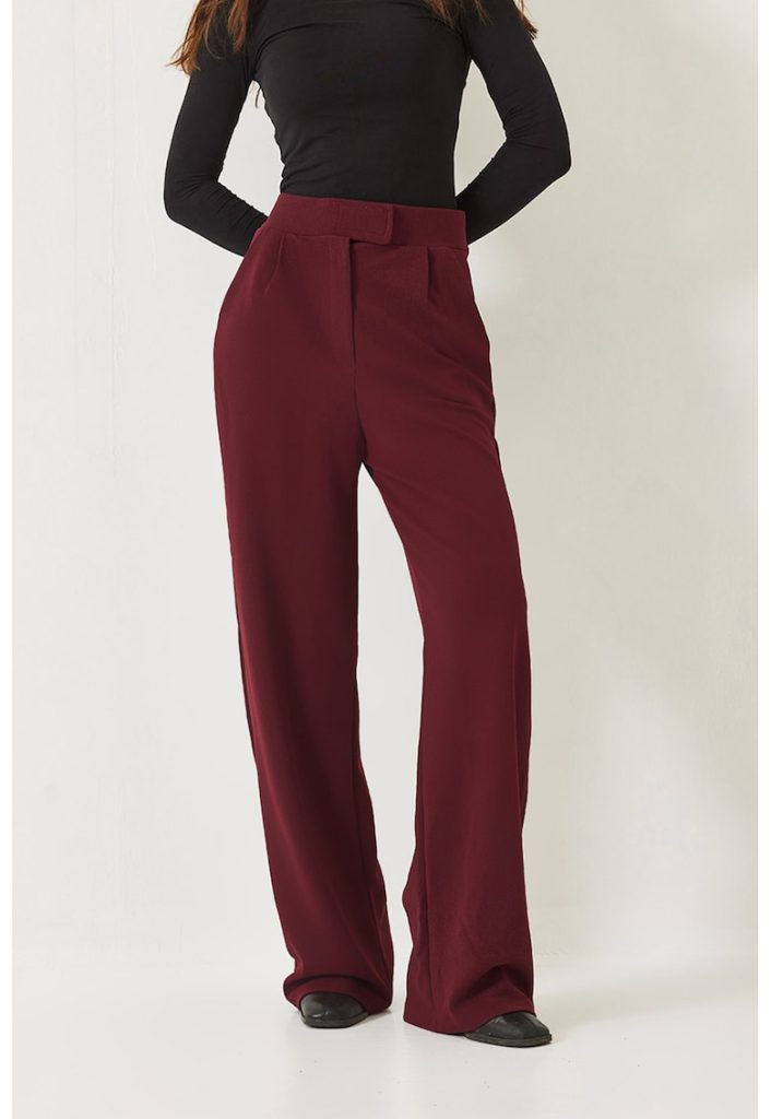 Pantaloni eleganti cu croiala ampla-FEMEI/IMBRACAMINTE/Pantaloni si colanti-IMBRACAMINTE/Pantaloni si colanti