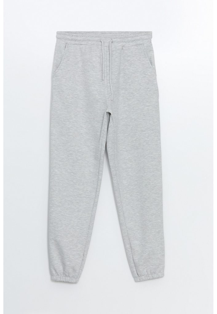 Pantaloni jogger uni cu talie elastica-FEMEI/IMBRACAMINTE/Pantaloni si colanti-IMBRACAMINTE/Pantaloni si colanti