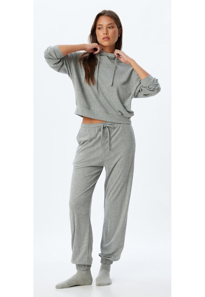 Pantaloni lejeri de trening cu snur-FEMEI/IMBRACAMINTE/Pijamale si halate de baie-IMBRACAMINTE/Pijamale si halate de baie