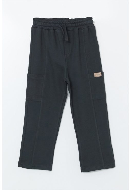 Pantaloni regular fit cu snur in talie-BAIETI/IMBRACAMINTE/Blugi-IMBRACAMINTE/Blugi