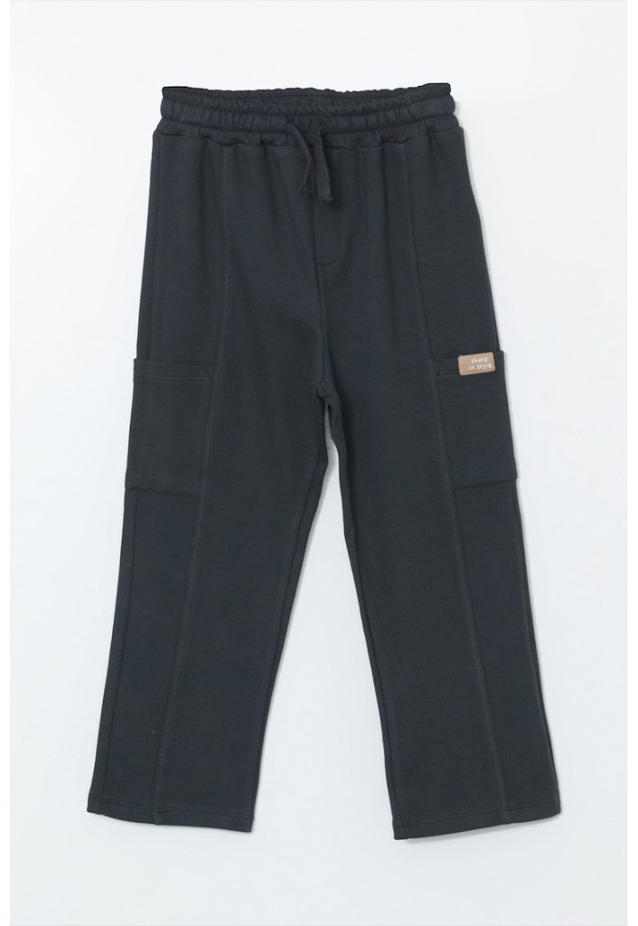 Pantaloni regular fit cu snur in talie-BAIETI/IMBRACAMINTE/Blugi-IMBRACAMINTE/Blugi