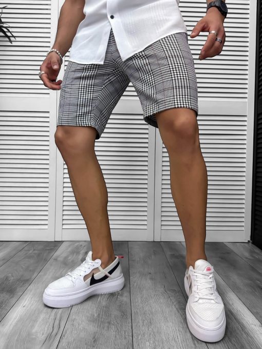 Pantaloni scurti casual  cu imprimeu  13109-Pantaloni > Pantaloni scurti
