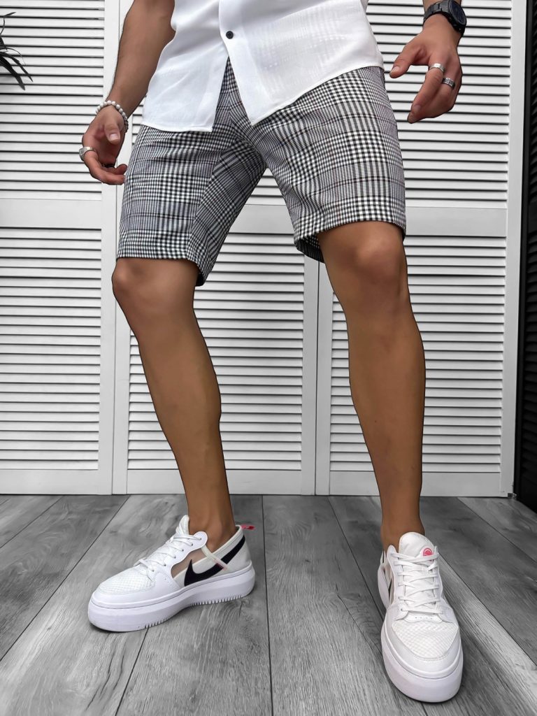 Pantaloni scurti casual  cu imprimeu  13109-Pantaloni > Pantaloni scurti