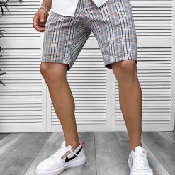 Pantaloni scurti casual  cu imprimeu  13125-Pantaloni > Pantaloni scurti