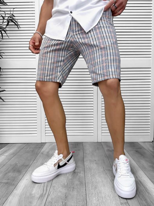Pantaloni scurti casual  cu imprimeu  13125-Pantaloni > Pantaloni scurti