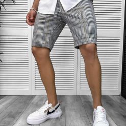 Pantaloni scurti casual  cu imprimeu  13133-Pantaloni > Pantaloni scurti