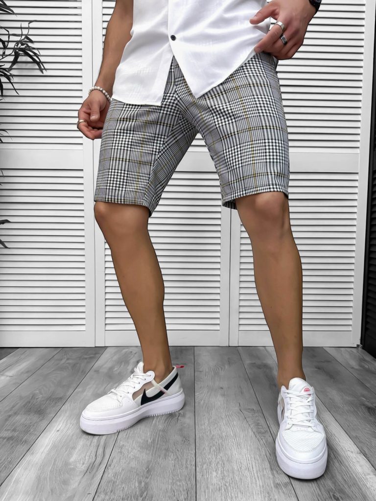 Pantaloni scurti casual  cu imprimeu  13133-Pantaloni > Pantaloni scurti