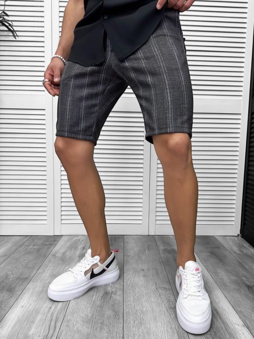 Pantaloni scurti casual  cu imprimeu  13145-Pantaloni > Pantaloni scurti