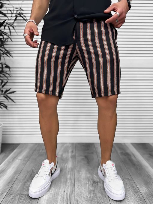 Pantaloni scurti casual  cu imprimeu  13147-Pantaloni > Pantaloni scurti