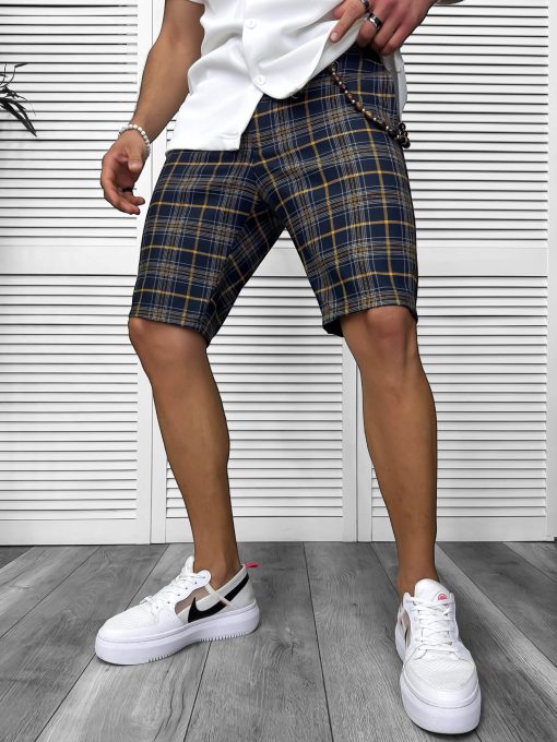 Pantaloni scurti casual  cu imprimeu  13160-Pantaloni > Pantaloni scurti