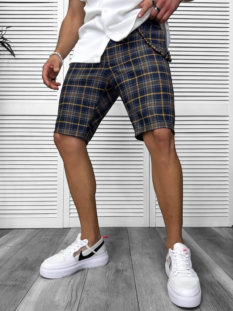 Pantaloni scurti casual  cu imprimeu  13160-Pantaloni > Pantaloni scurti