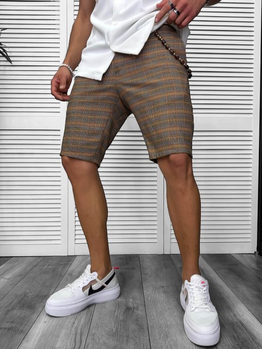 Pantaloni scurti casual  cu imprimeu  13164-Pantaloni > Pantaloni scurti