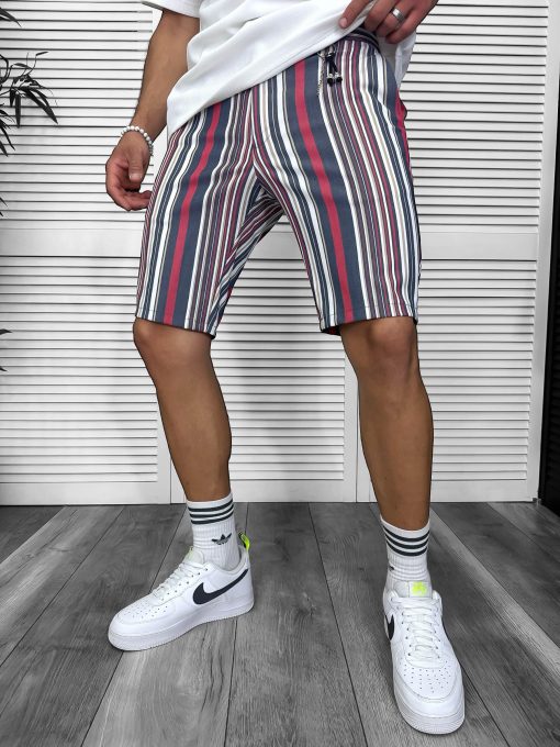 Pantaloni scurti casual in dungi 13181-Pantaloni > Pantaloni scurti