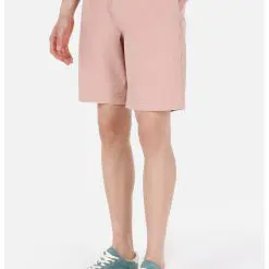 Pantaloni scurti chino cu snur de ajustare-BARBATI/IMBRACAMINTE/Pantaloni si colanti-IMBRACAMINTE/Pantaloni si colanti
