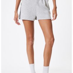 Pantaloni scurti cu benzi laterale contrastante-FEMEI/IMBRACAMINTE/Pantaloni si colanti-IMBRACAMINTE/Pantaloni si colanti