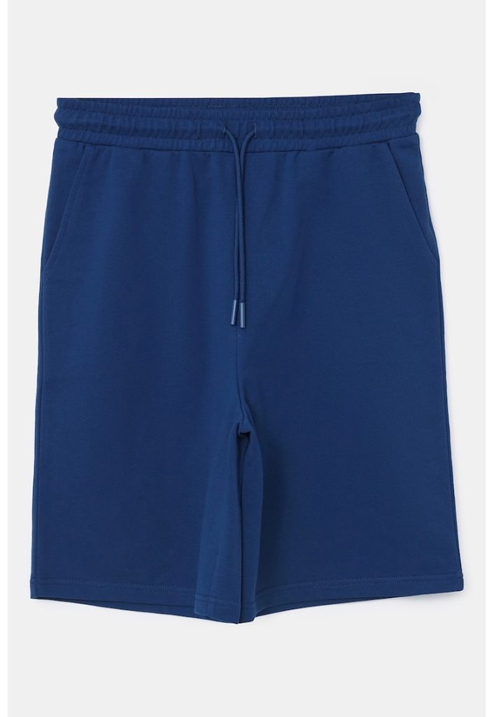 Pantaloni scurti cu model uni si talie inalta-FEMEI/IMBRACAMINTE/Pantaloni si colanti-IMBRACAMINTE/Pantaloni si colanti